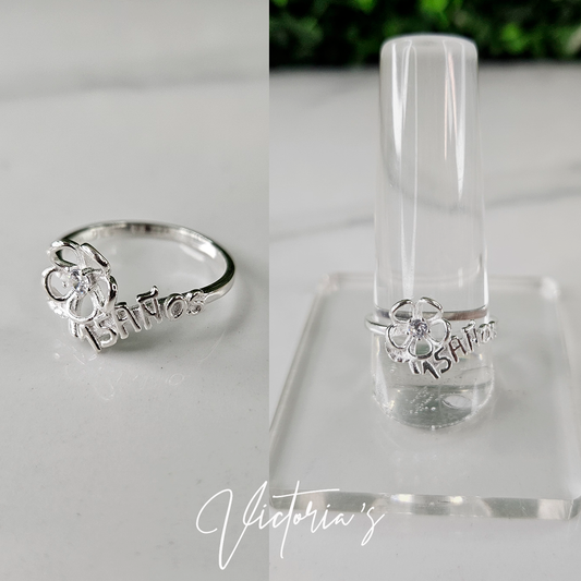 ANILLO QUINCEAÑOS FLOR