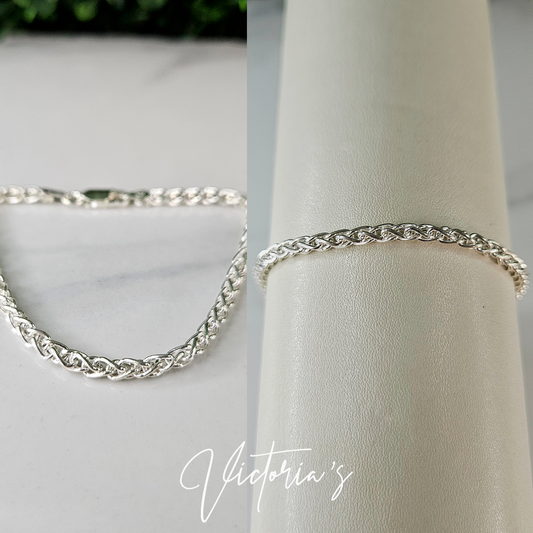 PULSERA ESLABONES TRENZADOS