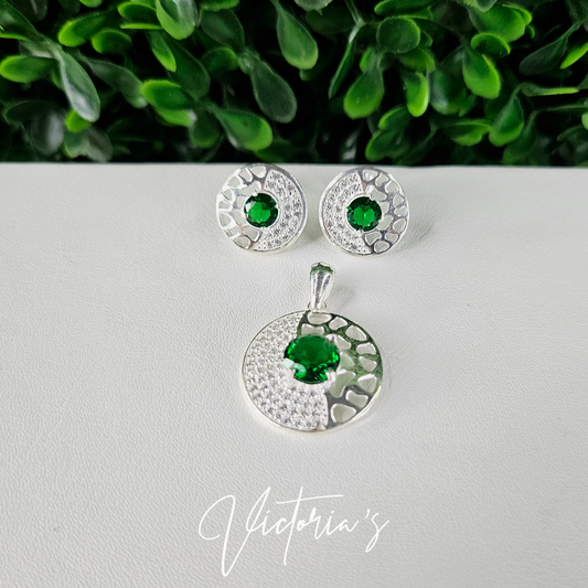 CONJUNTO REDONDO VERDE