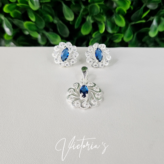 CONJUNTO ESPIRAL AZUL
