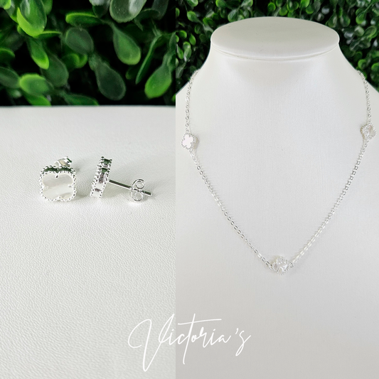 CONJUNTO DUO VAN CLEEF BLANCO